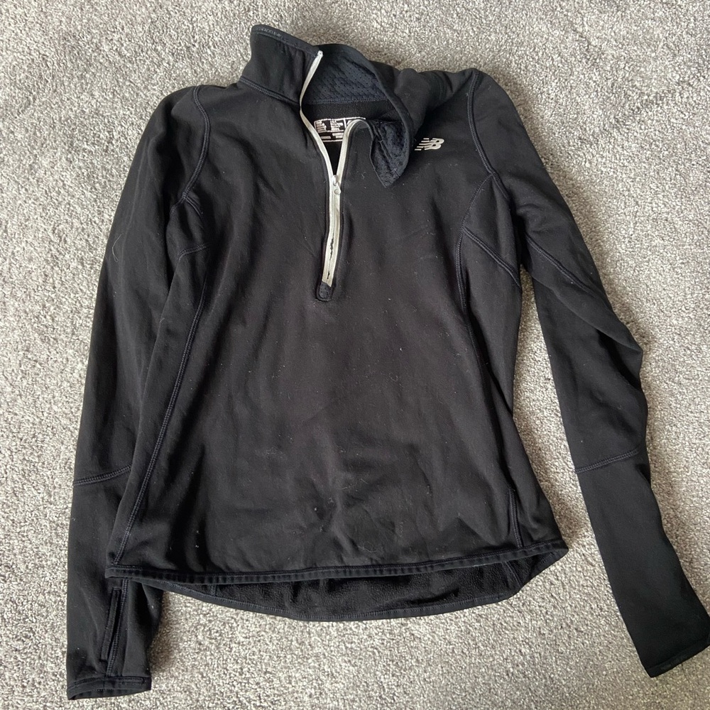 New Balance Women's Black Long Sleeve Top